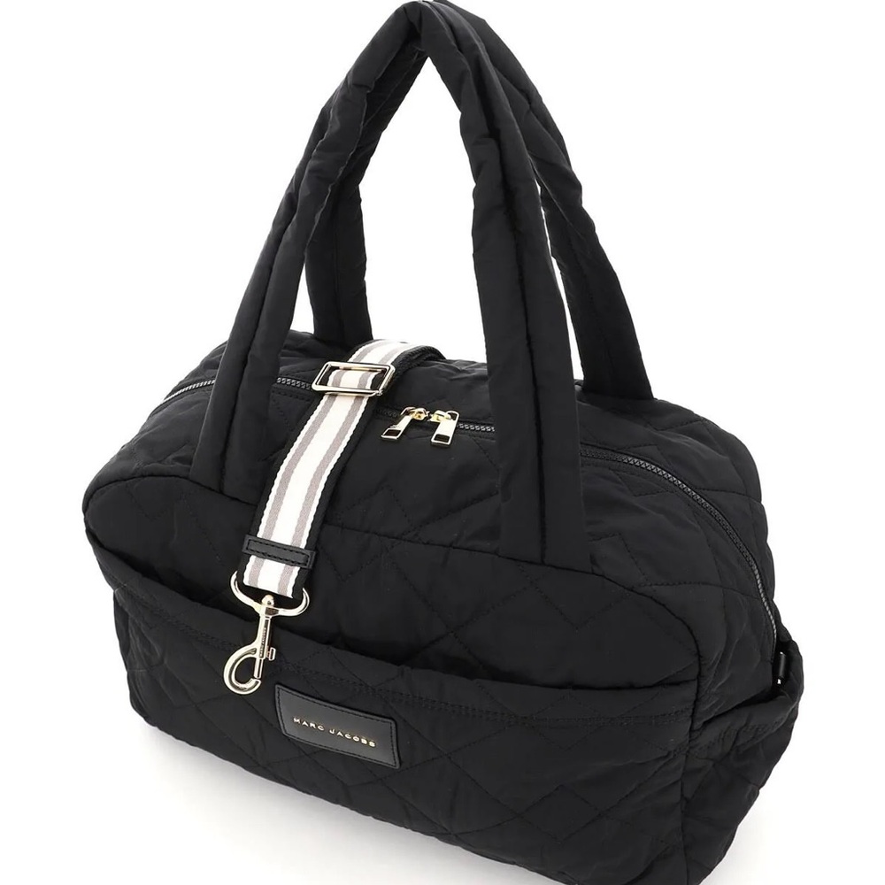 Marc Jacobs Black Quilted Travel Bag